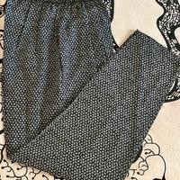 Pantaloni donna a fiorellini estate/autunno