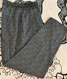 Pantaloni donna a fiorellini estate/autunno