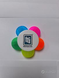 Kit 5 Evidenziatori MultiColor Colori Arcobaleno