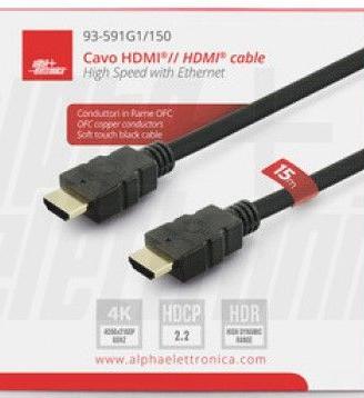 Cavo HDMI-High Speed with Ethernet 15mt