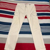 Pantaloni velluto bianchi