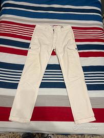 Pantaloni velluto bianchi