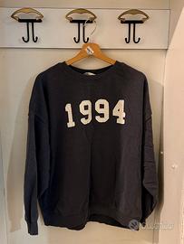 Felpa oversize Primark blu navy “1994”