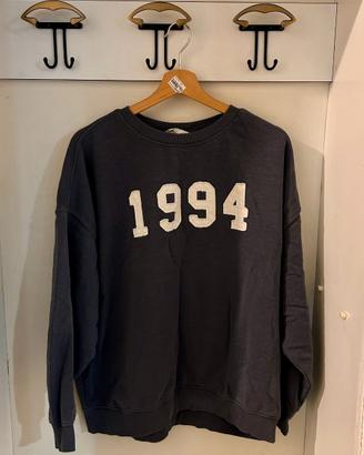 Felpa oversize Primark blu navy “1994”