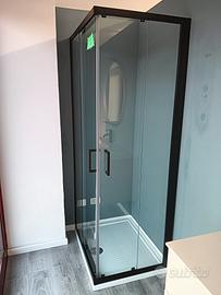 Box doccia e piatto resina Novellini 90x70 nuovi