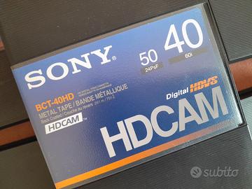 16 cassette prof  hdcam sony fuji vergini nuove