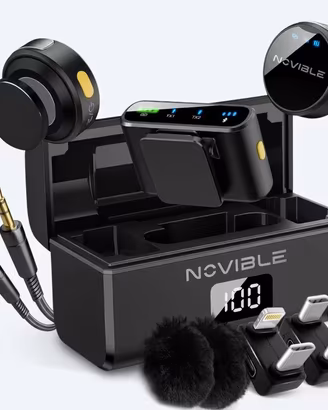 Microfono Wireless Novible Aura Lite 2in1 Nuovo 