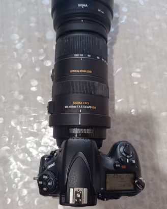 Nikon d800 + sigma 120 400