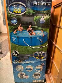 Struttura per poscina fuori terra tonda 3,66 metri