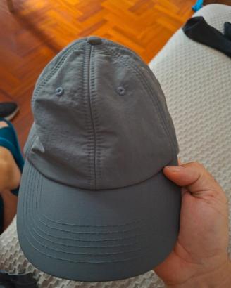 Cappello Visiera Baseball Grigio Regolabile Sport