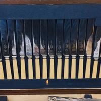 Servizio di posateria sheffield argento/acciaio