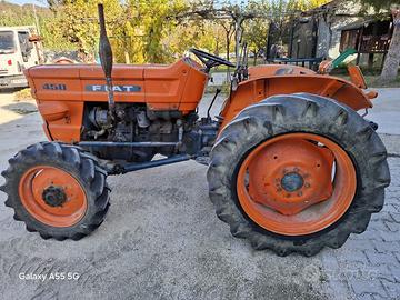 Trattore Fiat 450 Dt più trincia a misura