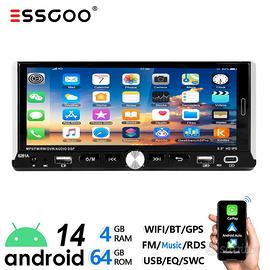 Autoradio 1 DIN Con 7" Schermo Android 14 4+64GB C