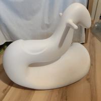 cavallino a dondolo da esterno o interno