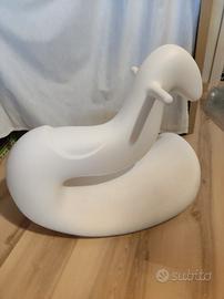 cavallino a dondolo da esterno o interno