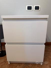 Comodino due cassetti