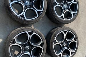 Cerchi e gomme da 18 vw golf 7 7.5 8 con gomme