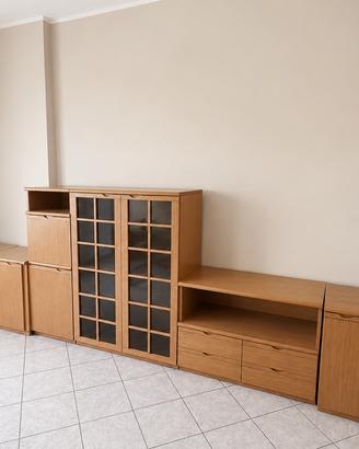 Mobile soggiorno componibile in legno