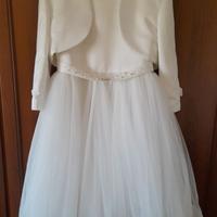 Abito da damigella, sposina, cerimonia bambina