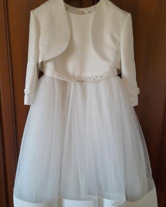 Abito da damigella, sposina, cerimonia bambina