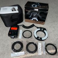 Flash per macro YONGNUO YN-14EX + adattatori extra