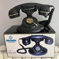 Telefono fisso Brondi vintage retro Nuovo