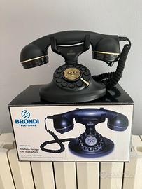 Telefono fisso Brondi vintage retro Nuovo