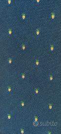 Member's cravatta fantasia su fondo blu