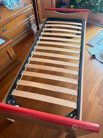 Letto completo con rete a doghe