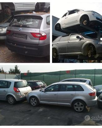 Bmw X3 X1 Audi A3 A4 Q3 Fiat 500 Megane ricambi