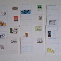 Dodici cartoline postali italiane, tutte non viagg