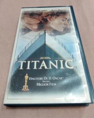 PRL VIDEOCASSETTA VHS TITANIC  J.CAMERON DI CAPRIO