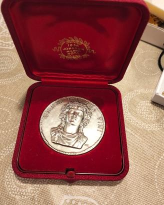 Medaglia commemorativa argento 