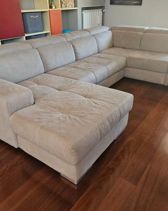 divano letto usato con contenitore misure