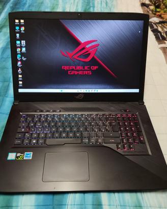 ASUS ROG strix 17GL703GE,i7,,SSD+HDD ,16gb Gaming