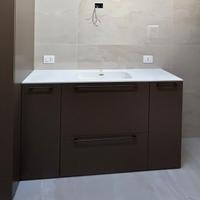 SOLO Top vasca integrata in corian 1552x12x505 mm