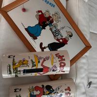 Braccio di ferro lotto specchio e umidificatori