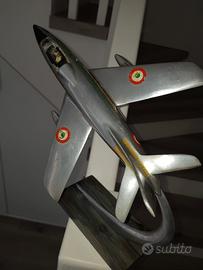 aereo alluminio g91 frecce tricolori 