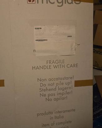 vetro per doccia