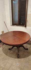 Tavolo ovale legno allungabile 