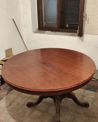 Tavolo ovale legno allungabile 