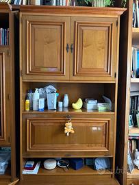 2 mobili contenitori in legno