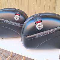 2 Borse rigide laterali moto - Givi E41NN Keyless