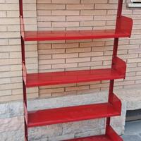 Libreria Lipsia vago rossa misure 90x34 h178