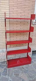 Libreria Lipsia vago rossa misure 90x34 h178