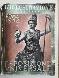 L'ILLUSTRAZIONE ITALIANA x ESP UNIVERSAL ROMA 1942