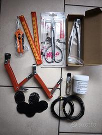 Attrezzi per bonsai acciaio inox lotto 2