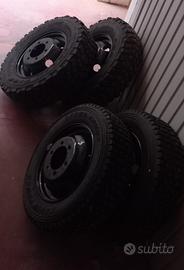 ruote da offroad fuoristrada con cerchi iveco 
