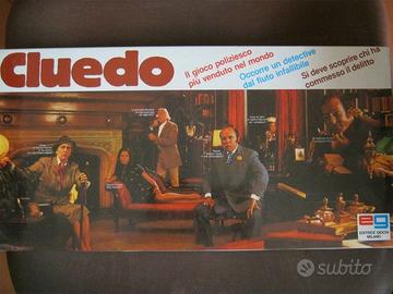 Cluedo, gioco in scatola originale anni 80