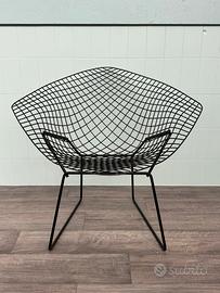 Poltrona anni 70 stile knoll harry bertoia